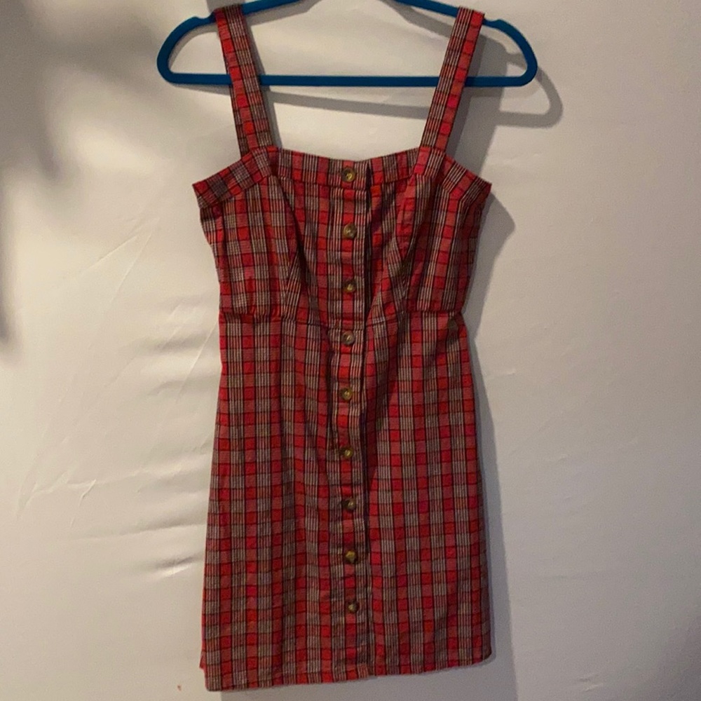 PLAID DRESS